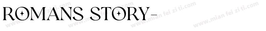 Romans Story字体转换